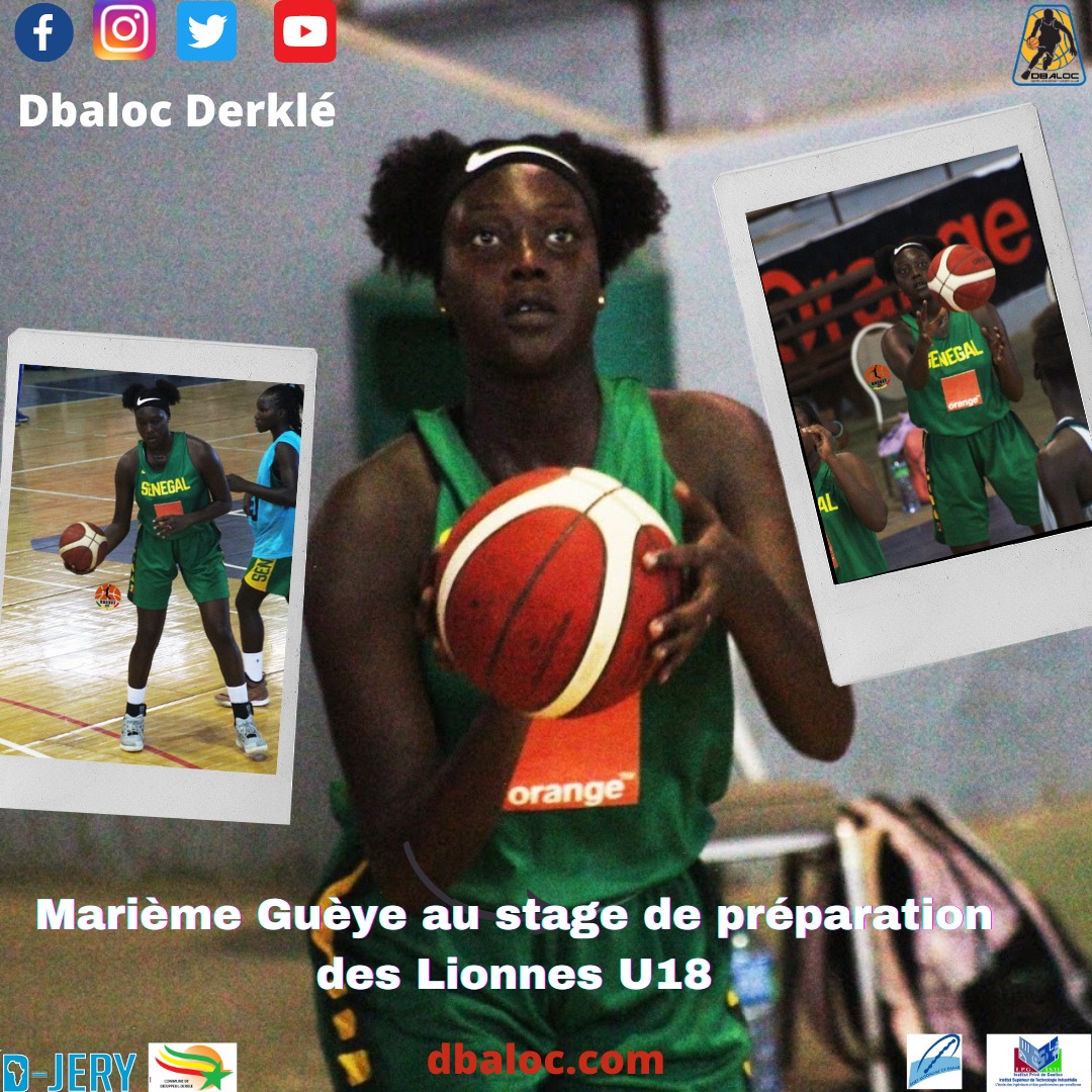 #afrobasketu18 : Marième Gueye de Dbaloc au stage de préparation des lionnes U18