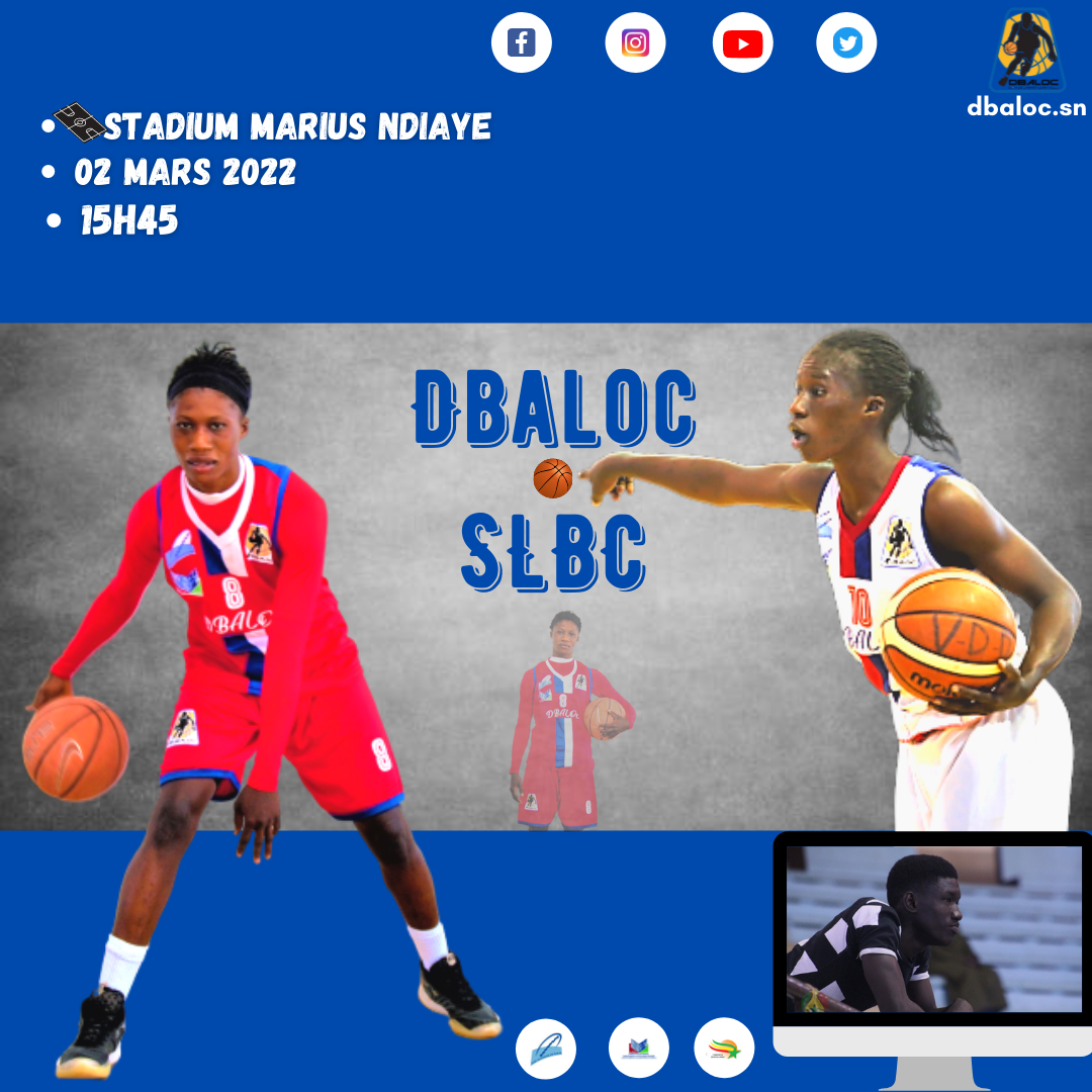 NF1 – 3e journée: Dbaloc vs SLBC ce mercredi à Marius Ndiaye